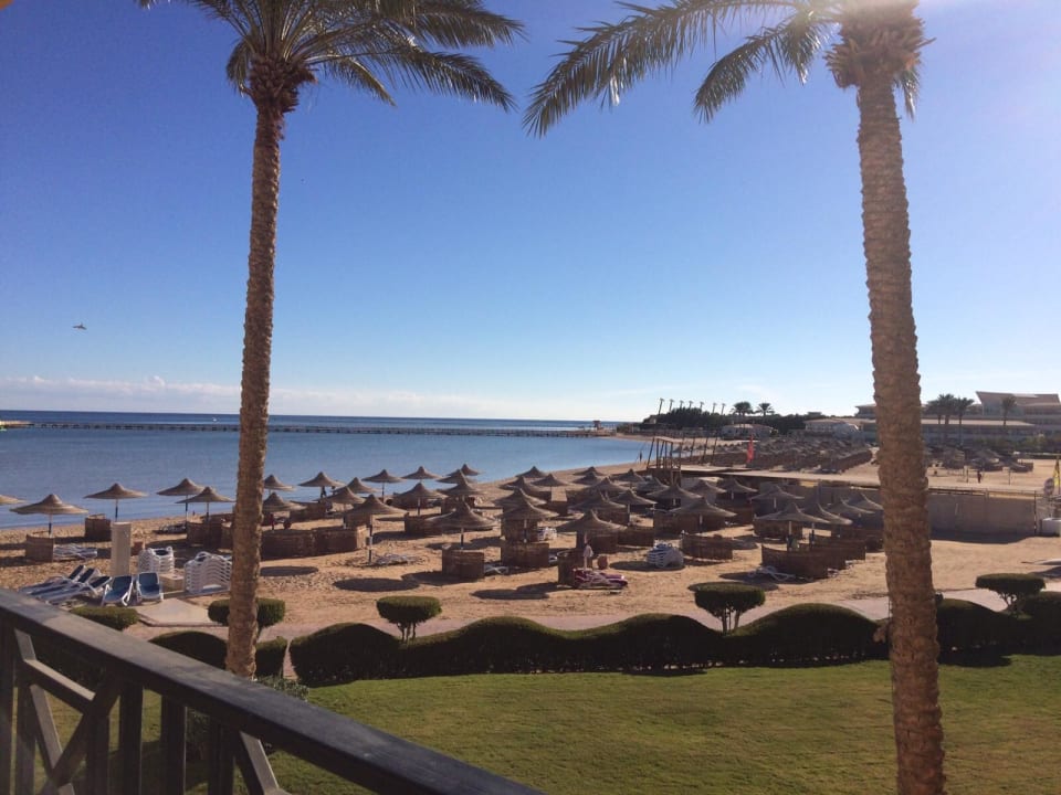 Aussicht vom Balkon Cleopatra Luxury Resort Makadi Bay