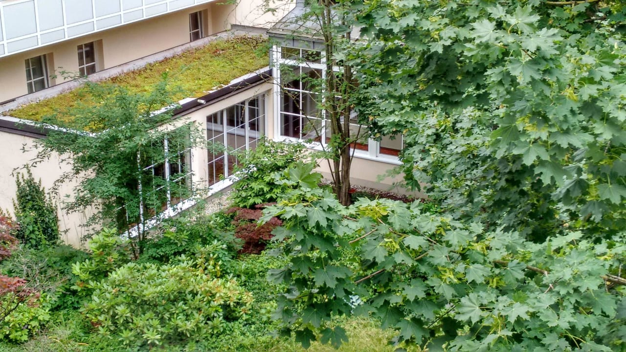 Ausblick vom Balkon Thermenhotel Quellenhof