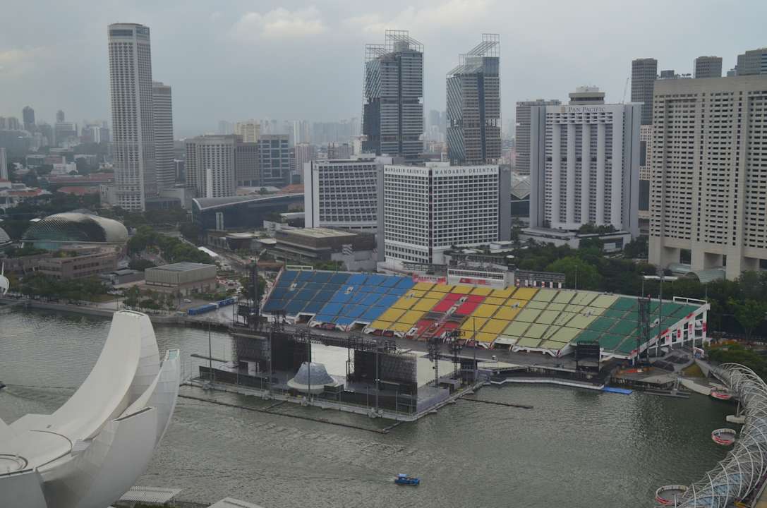 Ausblick Marina Bay Sands