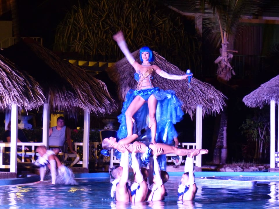 Wasserballett , welches sehr schön war Hotel Melia Cayo Coco - Adults only