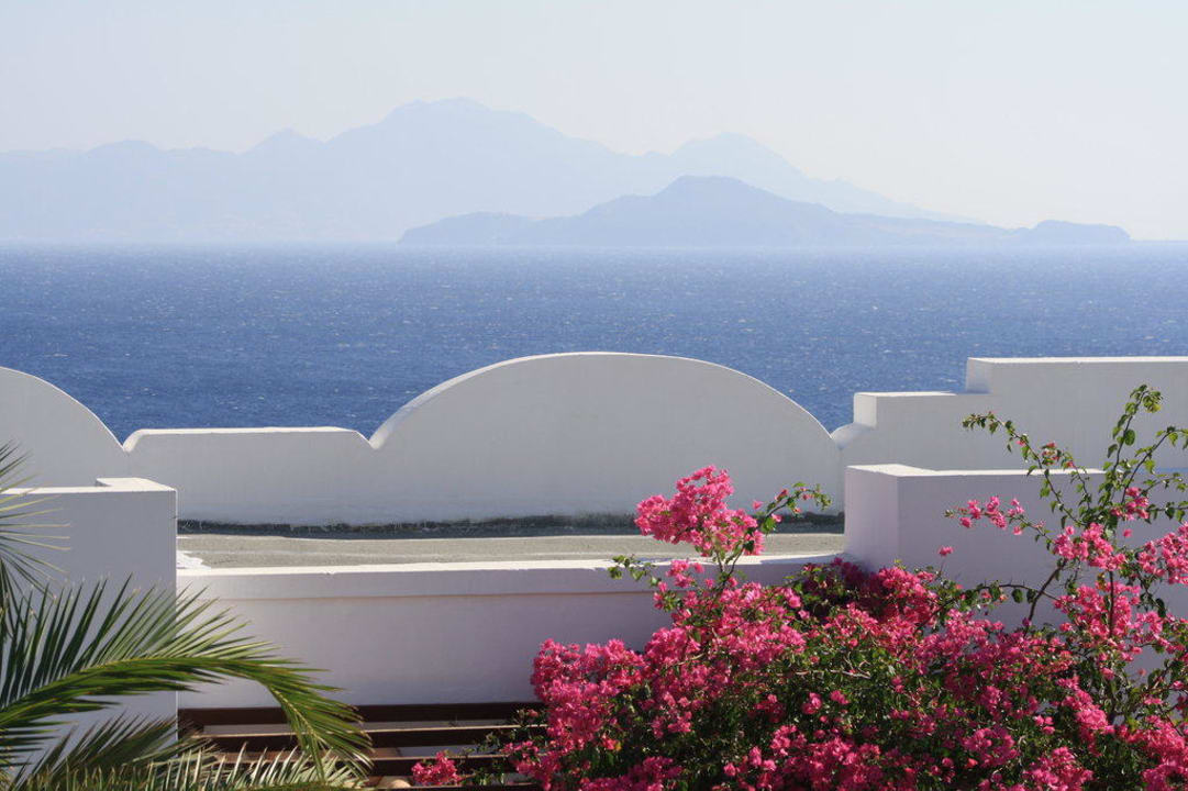 Blick von fast ganz oben der Anlage Lagas Aegean Village