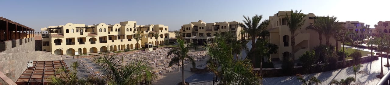Aussicht von der Lobby-Terrasse Stella Garden Resort & Spa, Makadi Bay