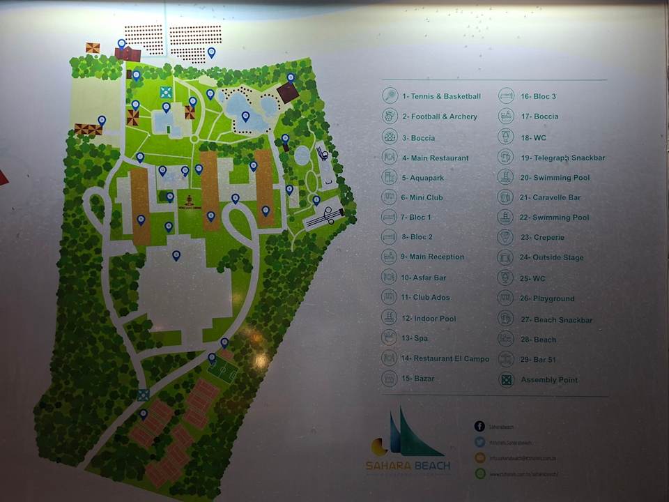 Gartenanlage Sahara Beach Aquapark & Resort