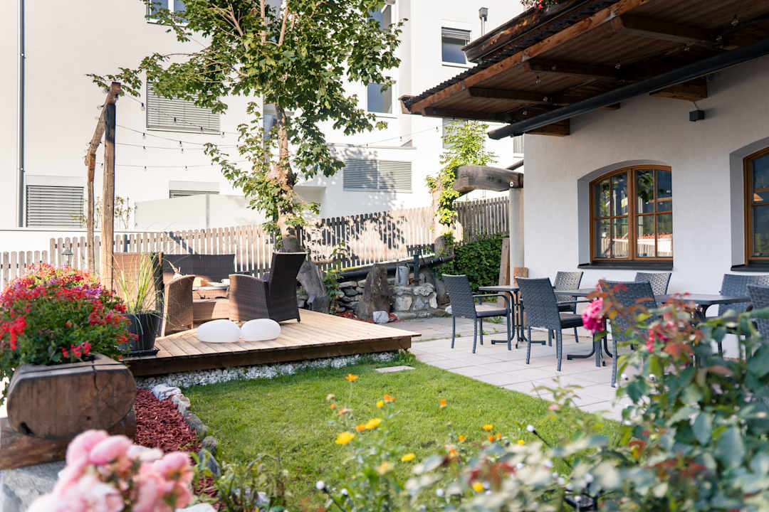 Gartenanlage Hohe Burg Alpengasthof