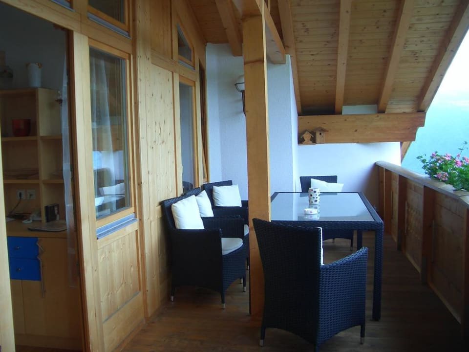 Loggia der Penthous Suite Hotel Sonnleiten