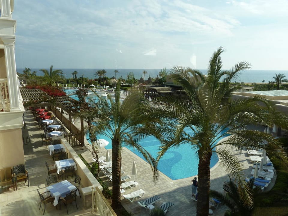 Ausblick aus der Lobby Trendy Aspendos Beach Hotel