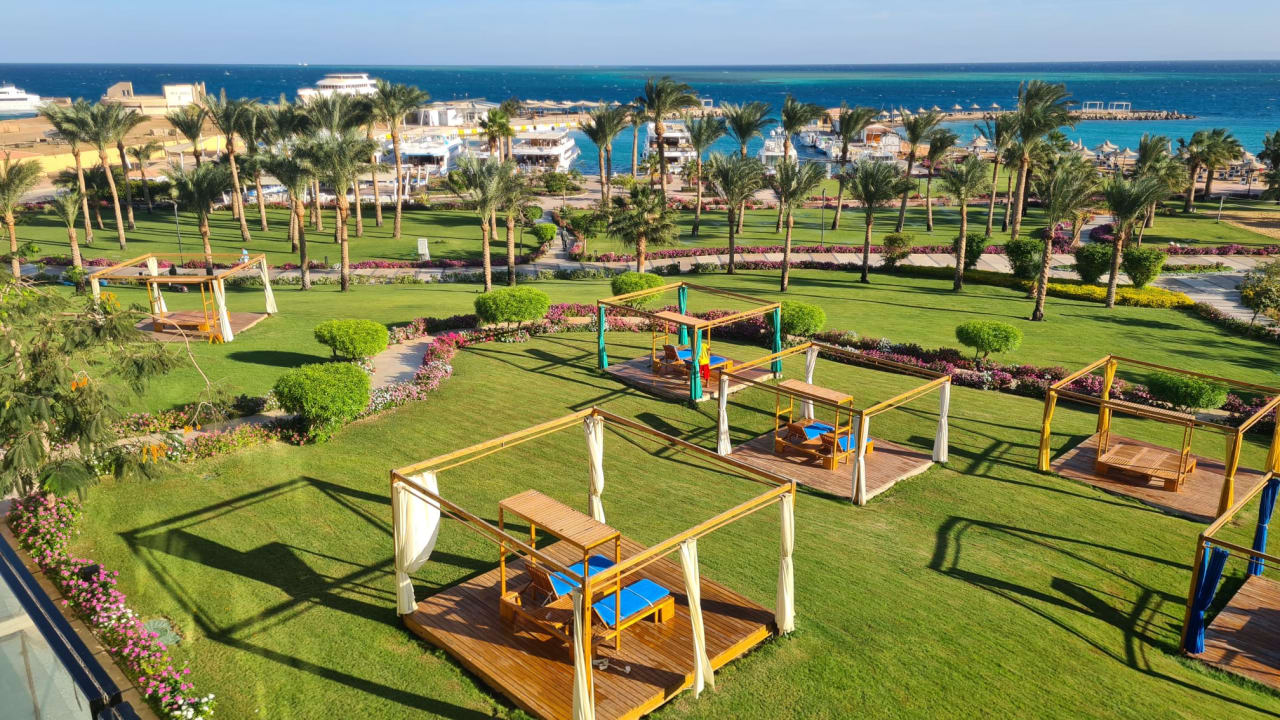 Ausblick Hilton Hurghada Plaza