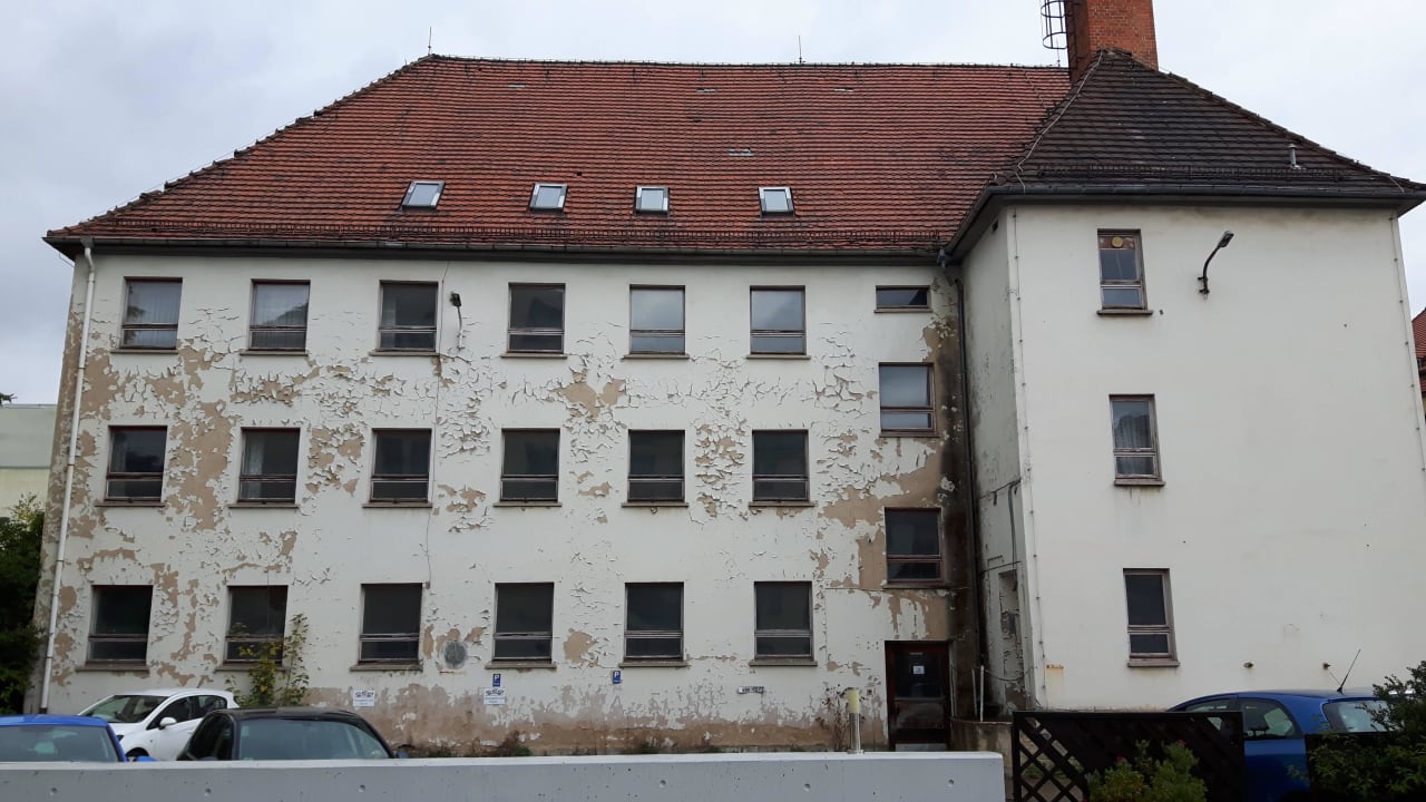 Blick zur Hinterseite Göbel's Sophien Hotel