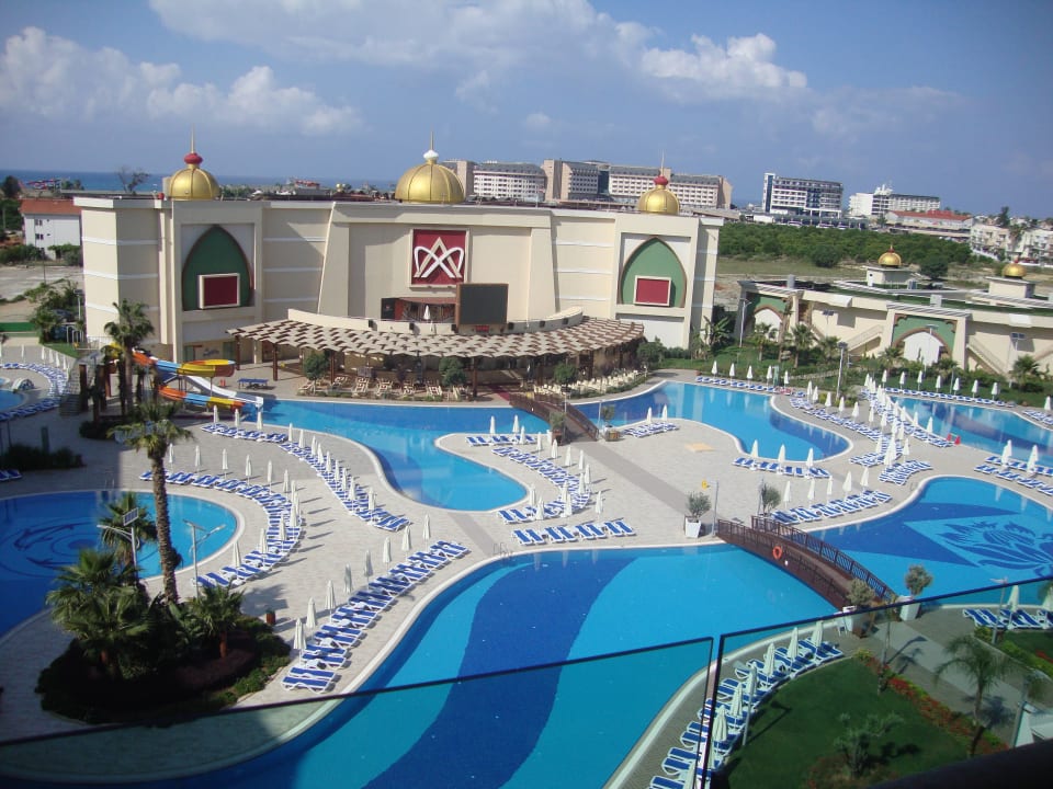 Ausblick von unserem Zimmer Alan Xafira Deluxe Resort & Spa