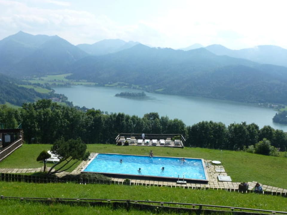 Außenpool Hotel Schliersberg Alm