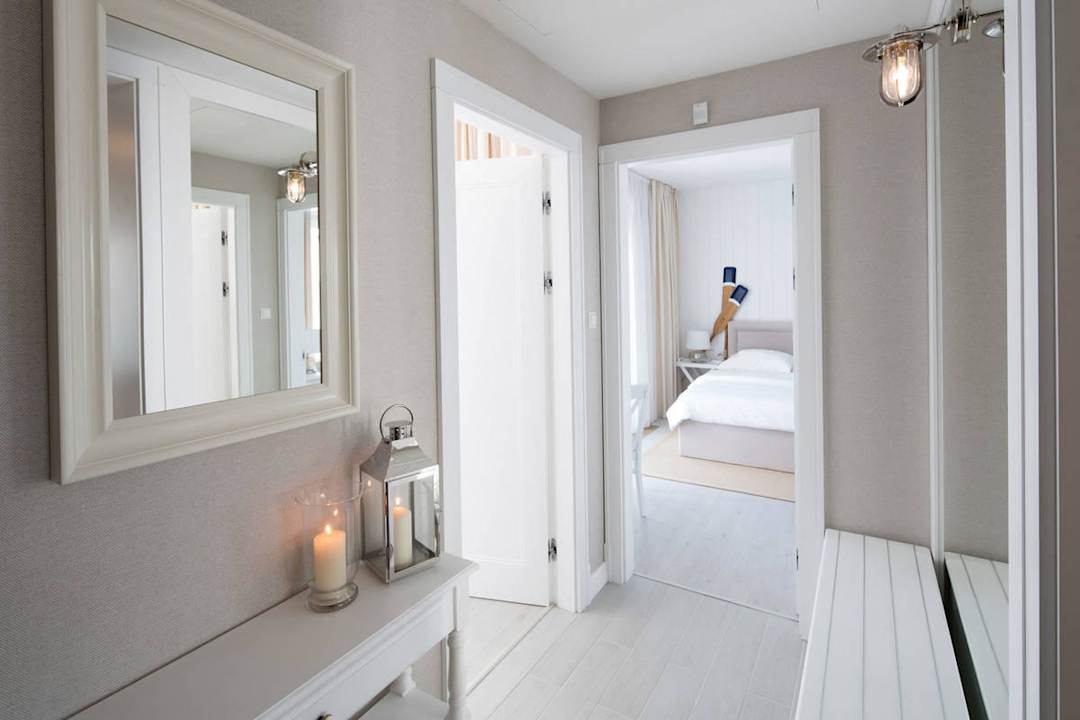 Korytarz do sypialni Apartment Taras Na Fali