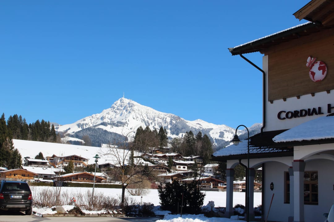 Blick auf das Kitzbüheler Horn Lisi Family Hotel Reith bei Kitzbühel