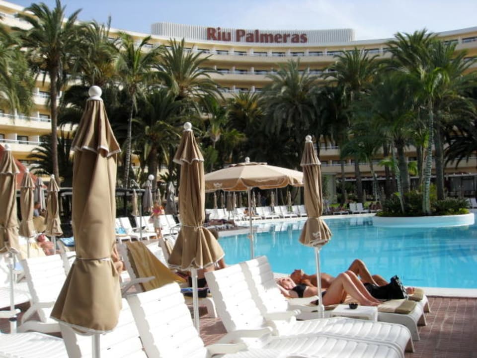 Ruheoase Pool Hotel Riu Palace Palmeras