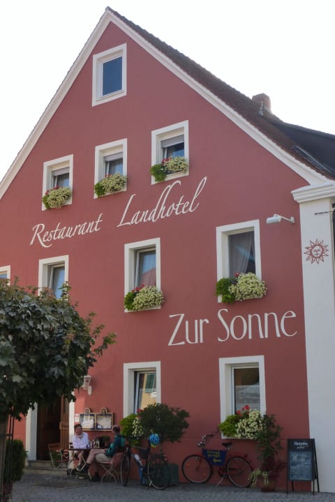 Hotel abends Landhotel Zur Sonne