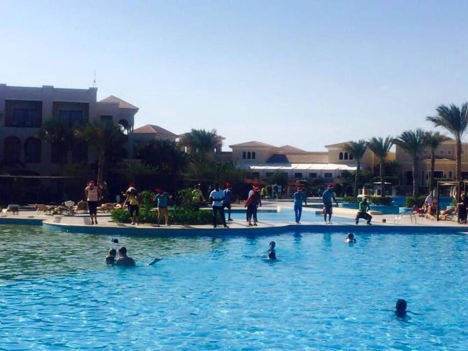 Animation team morning preformance JAZ Aquamarine Resort