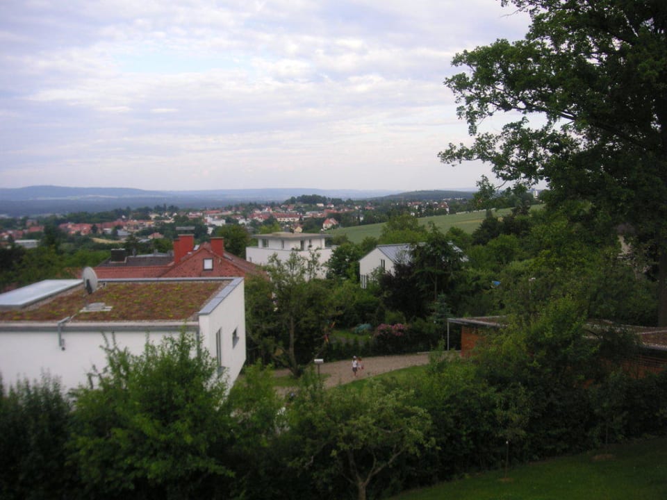 Blick direkt vom Zimmer Hotel Bergschlösschen