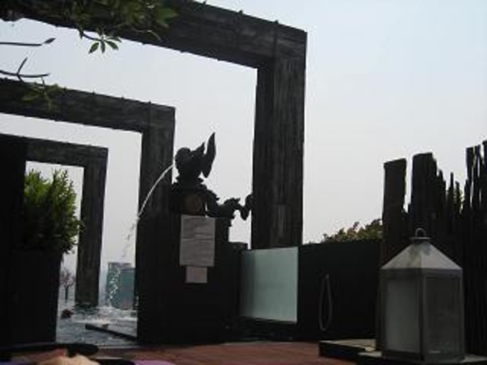Blick zum Pool Siam@Siam Design Hotel Bangkok