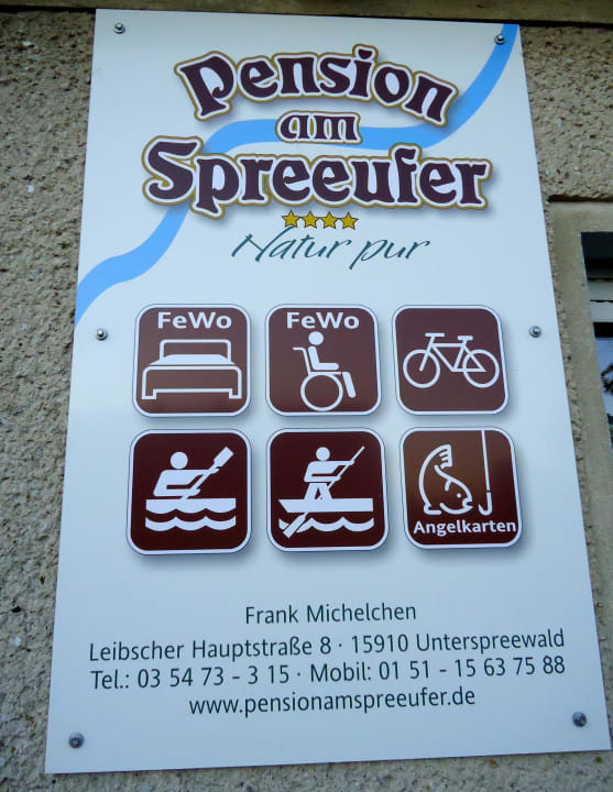Wichtige Daten Pension am Spreeufer