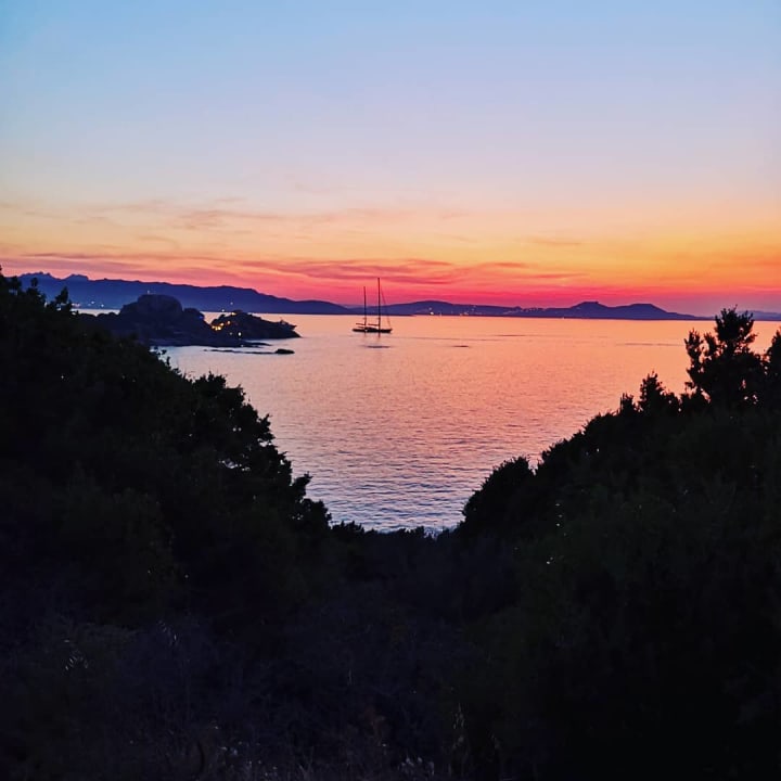Ausblick Grand Hotel Smeraldo Beach