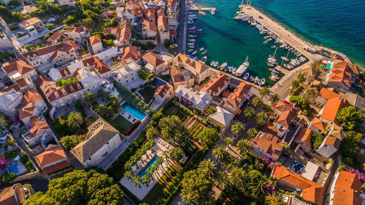 Ansicht von oben Hotel Lemongarden