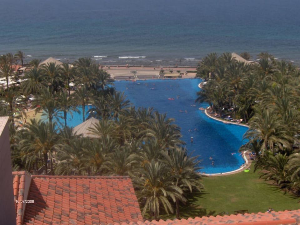 Grosser Pool vom Aussichtsturm Lopesan Costa Meloneras, Resort & Spa