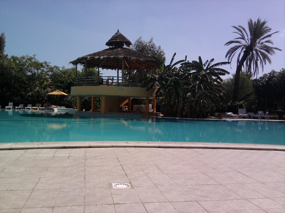 Aussicht von der liege Hotel African Queen