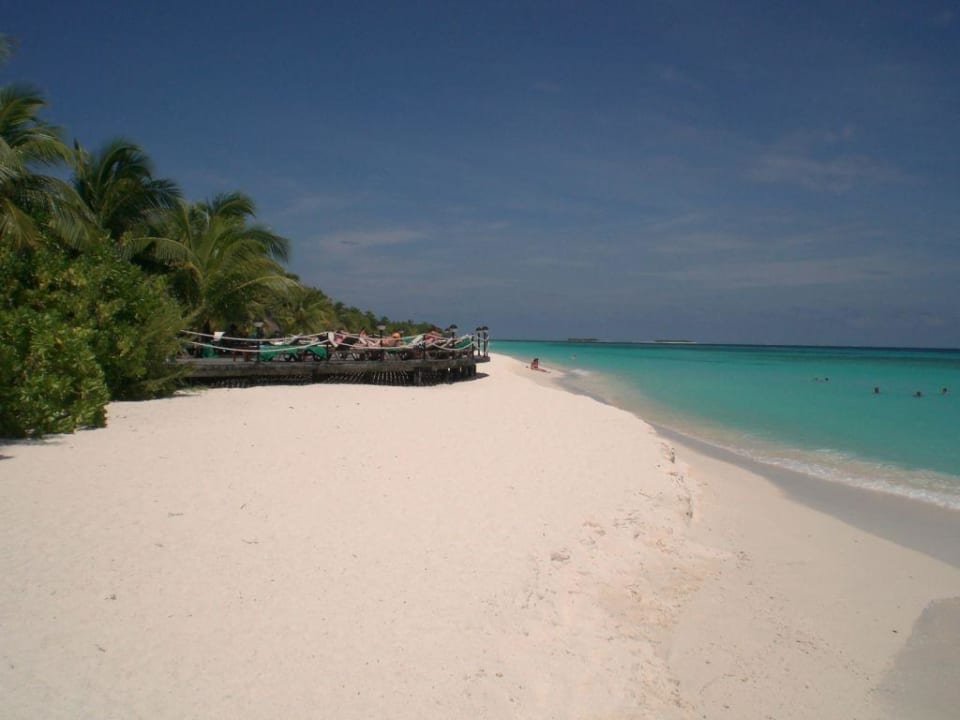 Strand Lagunenseite Kuredu Island Resort & Spa