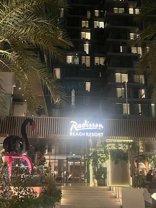 Außenansicht Radisson Beach Resort Palm Jumeirah