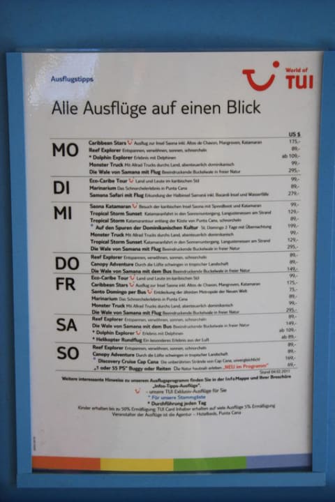 TUI-Ausflüge Hotel Riu Bambu