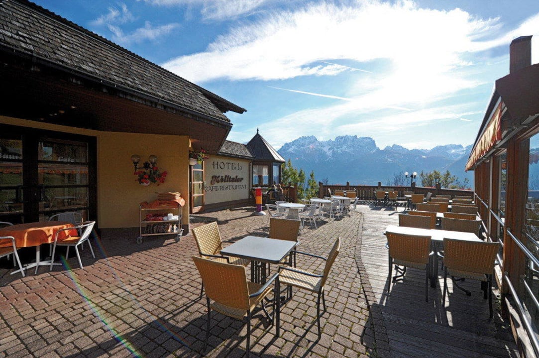 Blick von der Terrasse Hotel Mölltaler