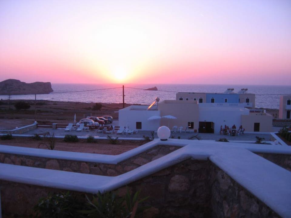 Sonnenuntergang vom Studio Apartments Golden Sun