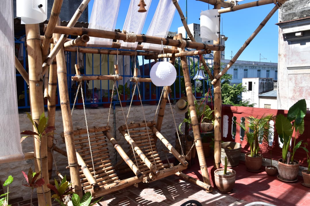 Terrasse Hostal Calle Habana