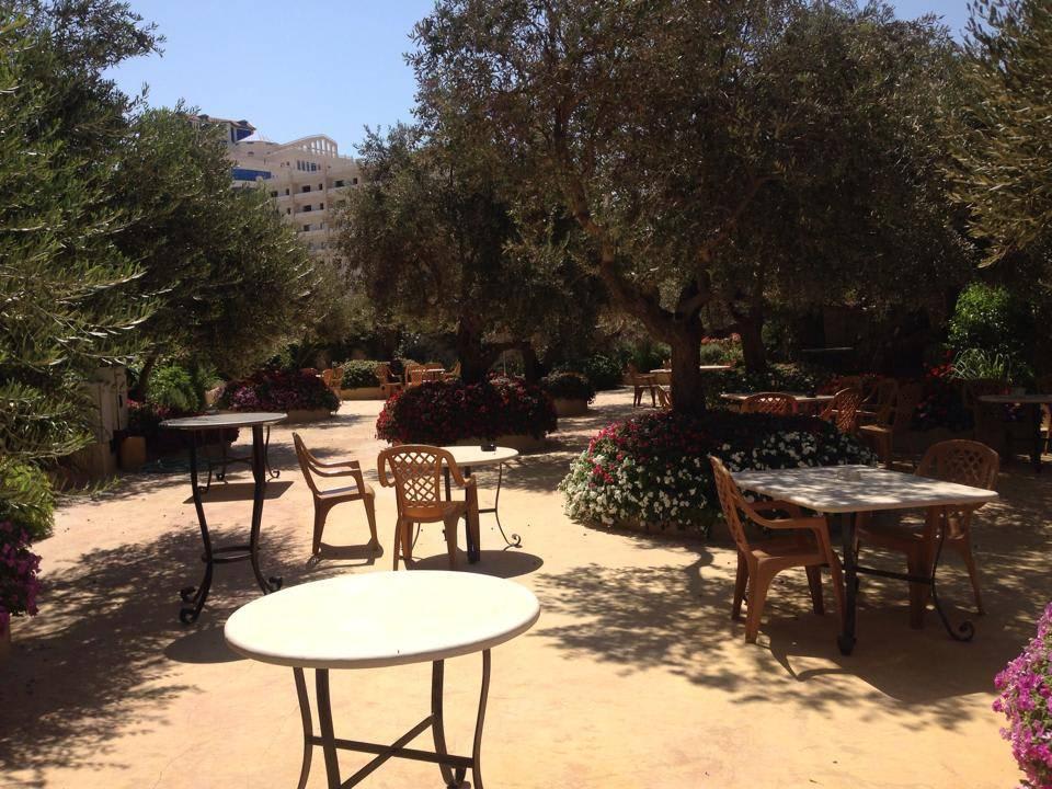 Outside garden Nativity Hotel