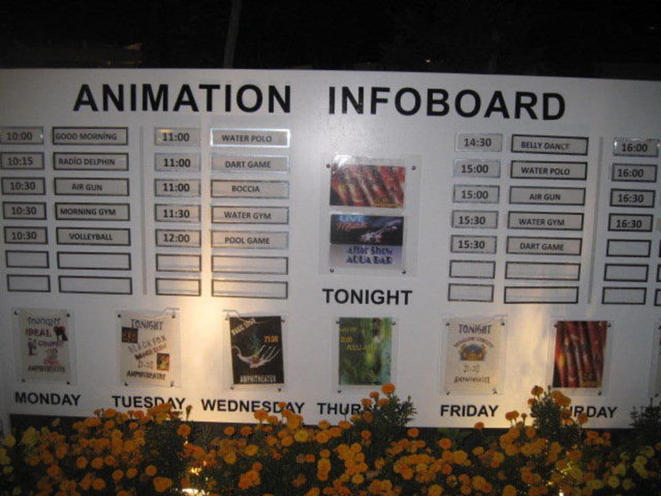 Infoboard Hotel Delphin Imperial