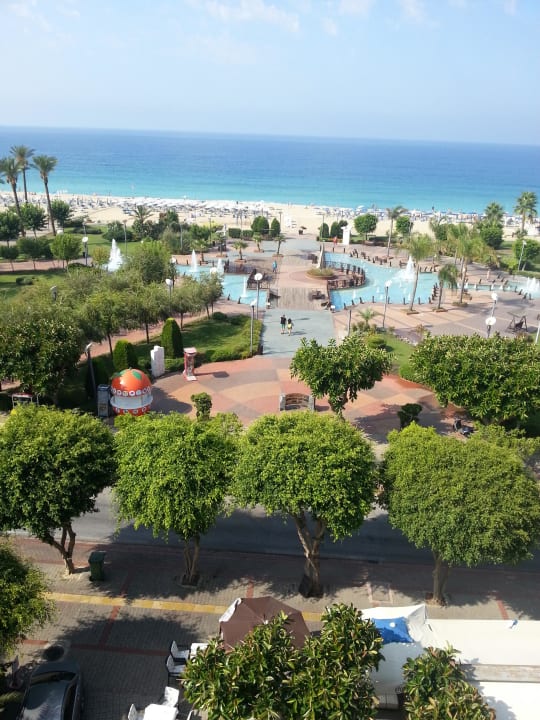 Aussicht bei Tag vom Balkon Hotel Kahya