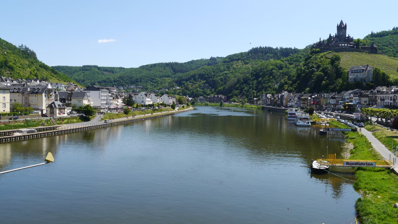 Ausblick Moselstern Hotel Brixiade & Triton