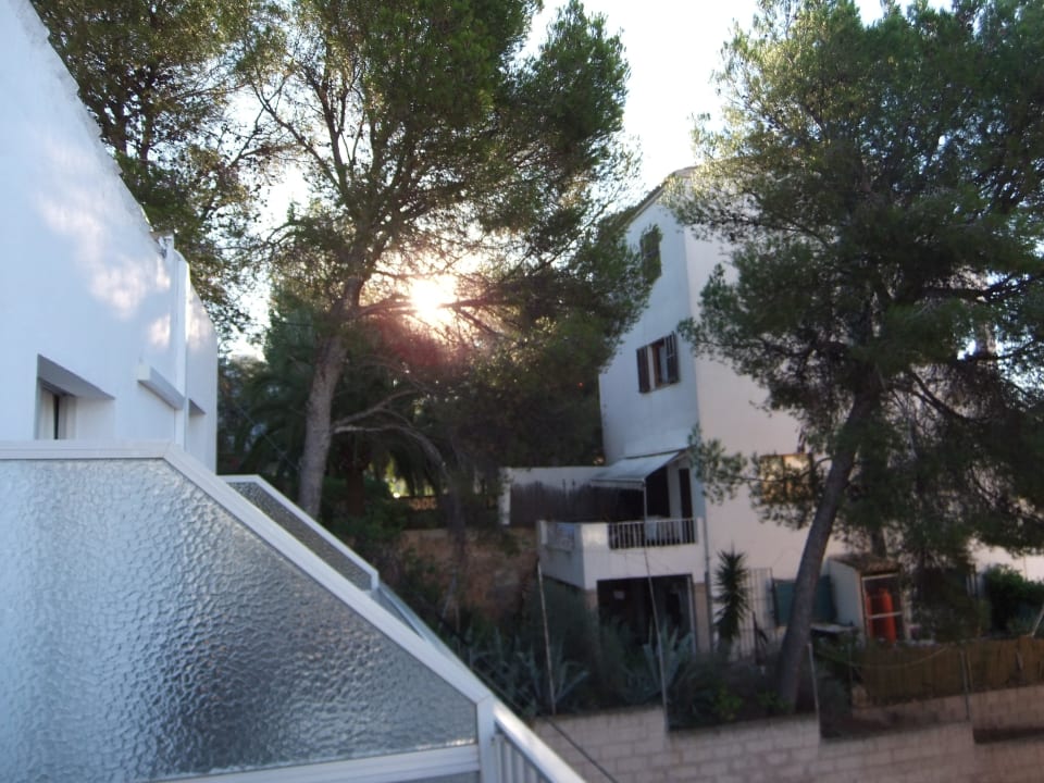 Ausblick von meinem Balkon Hostal Villa Cati