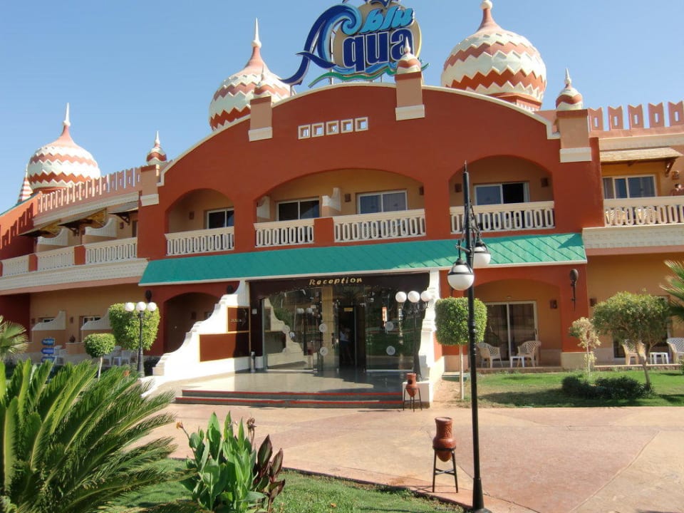 Hoteleingang Pickalbatros Aqua Blu Resort - Sharm El Sheikh