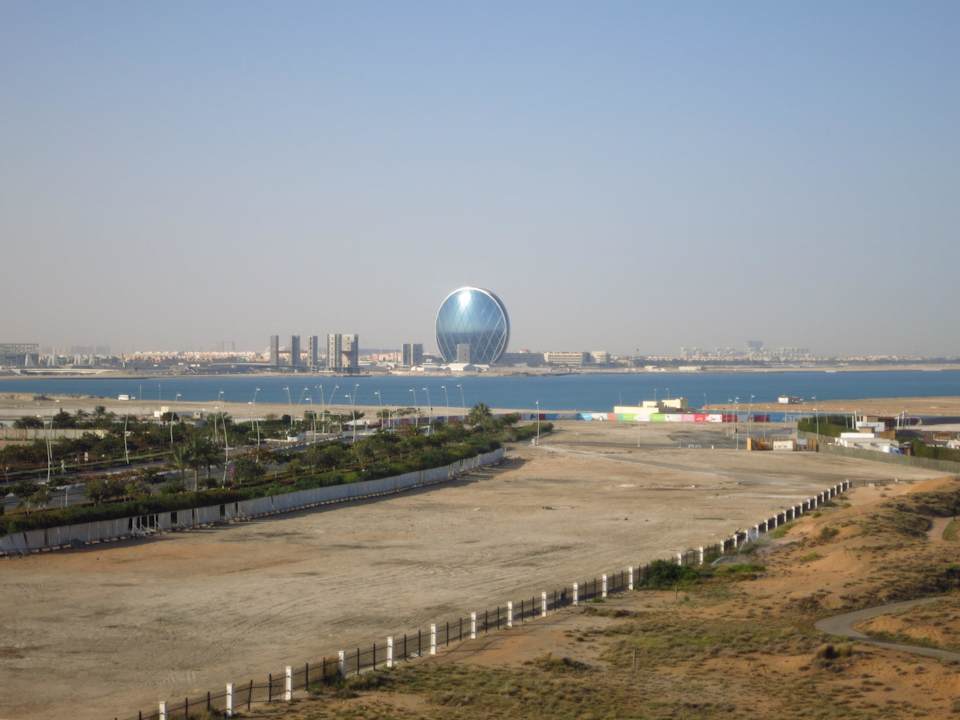 Gute Sicht vom Hotelzimmer Crowne Plaza Hotel Yas Island