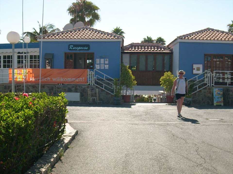 Eingang zur Anlage Bungalows Las Vegas Golf