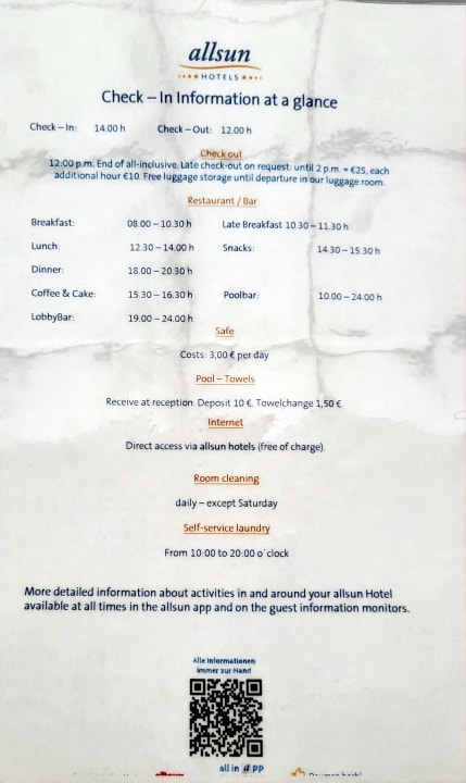 Sonstiges allsun App.-Hotel Albatros