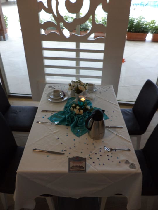 Geburtstagstisch Seamelia Beach Resort