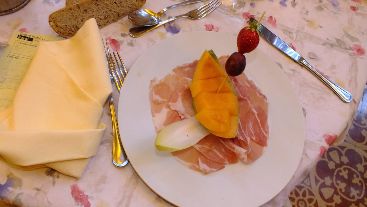 Melone mit Schinken Grand Hotel Royal