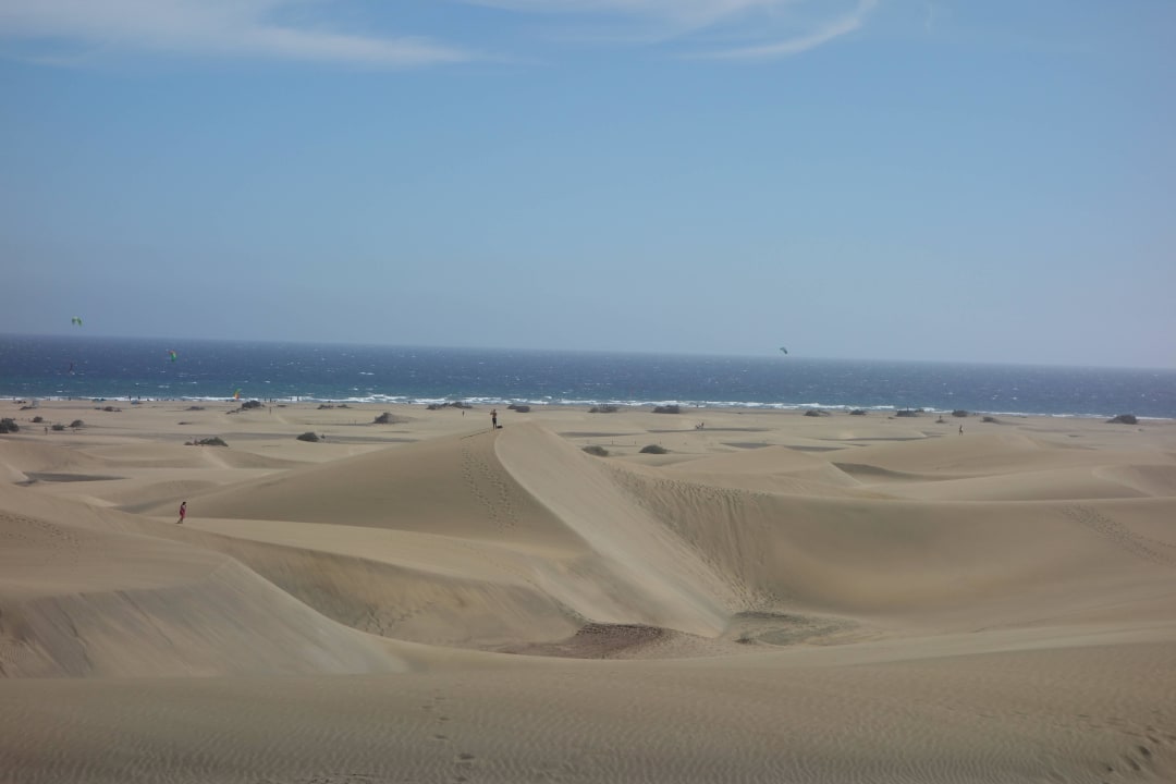 Ausblick direkt vor der Bungalowanlage Sahara Beach Club