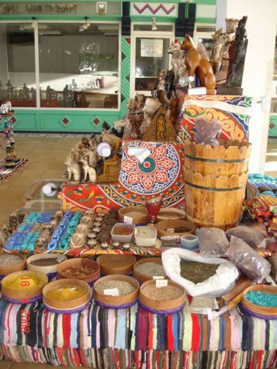 Shop gehört zum Hotel Ghazala Beach