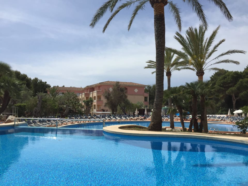 Oberer Poolbereich Green Garden Aparthotel