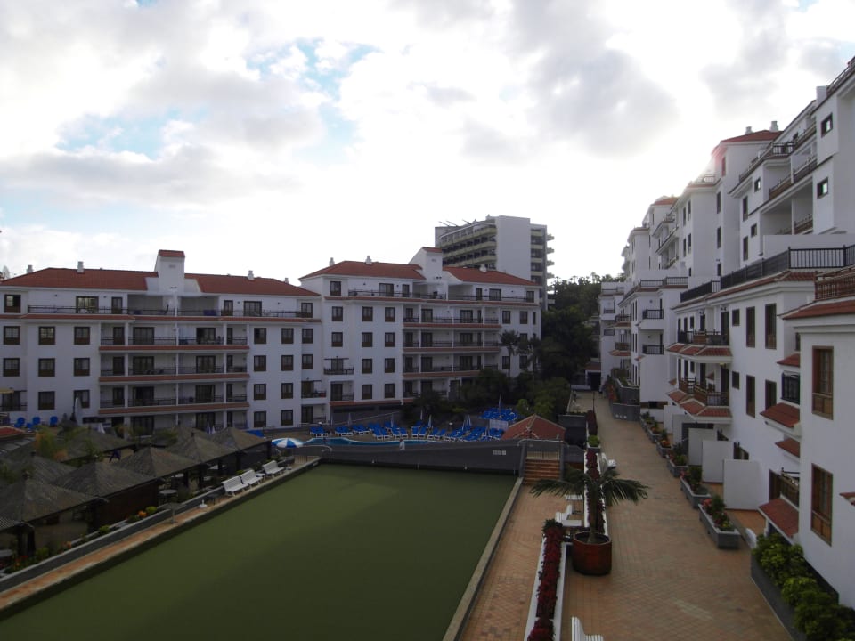 Bowlingfläche und Gesamtanlage Apartamentos Casablanca