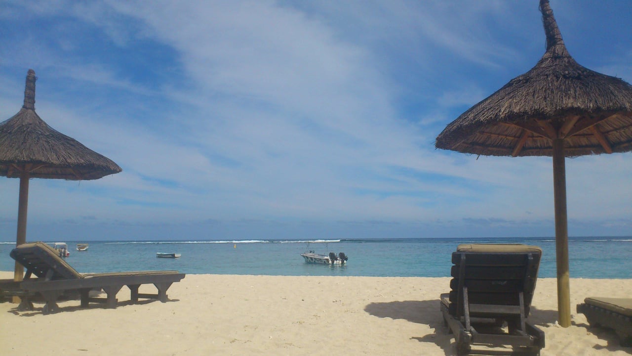 Immer genügend Liegestühle vorhanden Hotel Villas Caroline