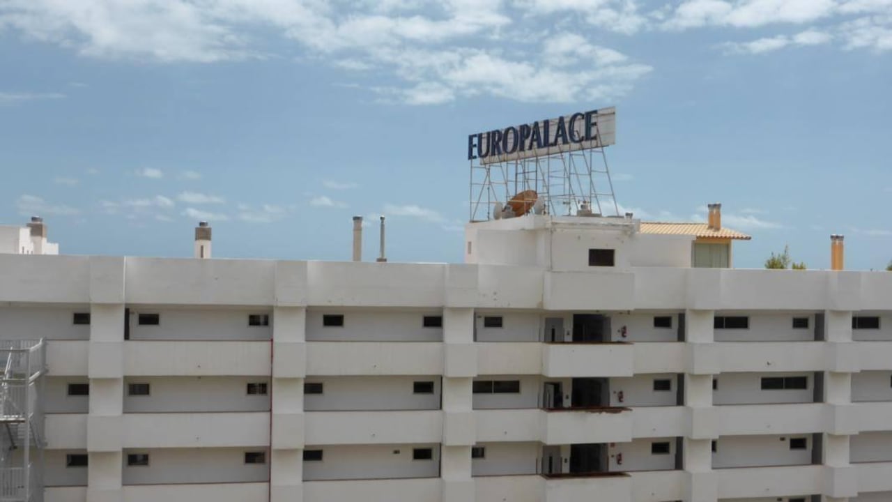 Ausblick geradeaus vom Zimmer allsun Hotel Lucana