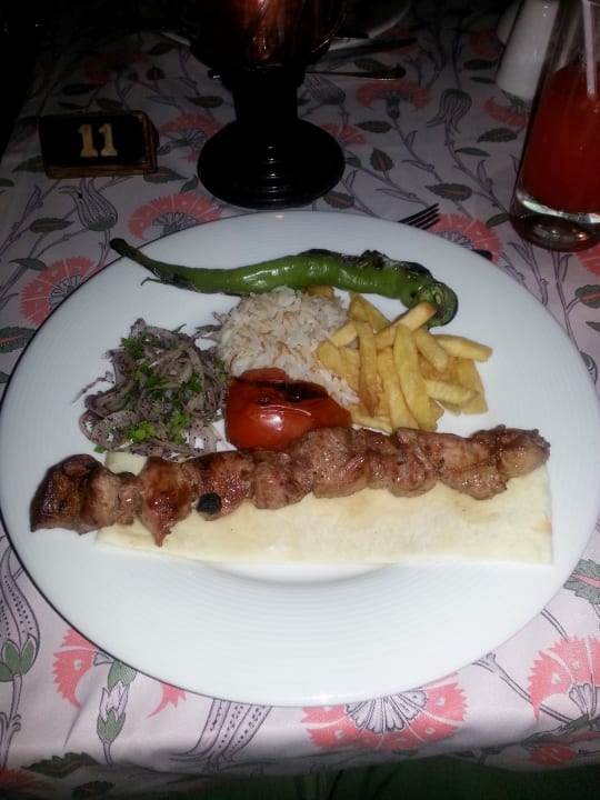 Hauptspeise im türkischen Restaurant - hmm, lecker Melas Holiday Village